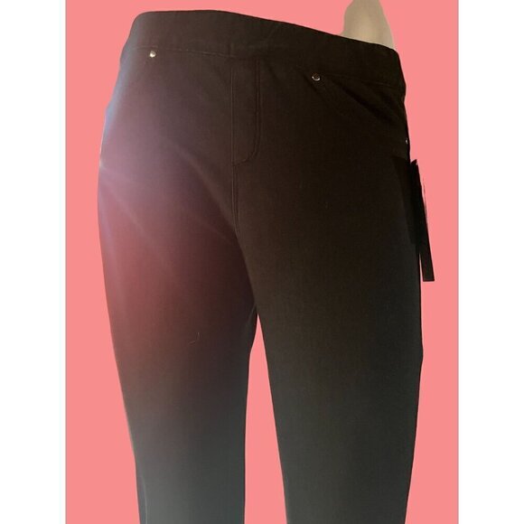 nwt black clara sun woo pants split hem size 1x - Picture 4 of 15